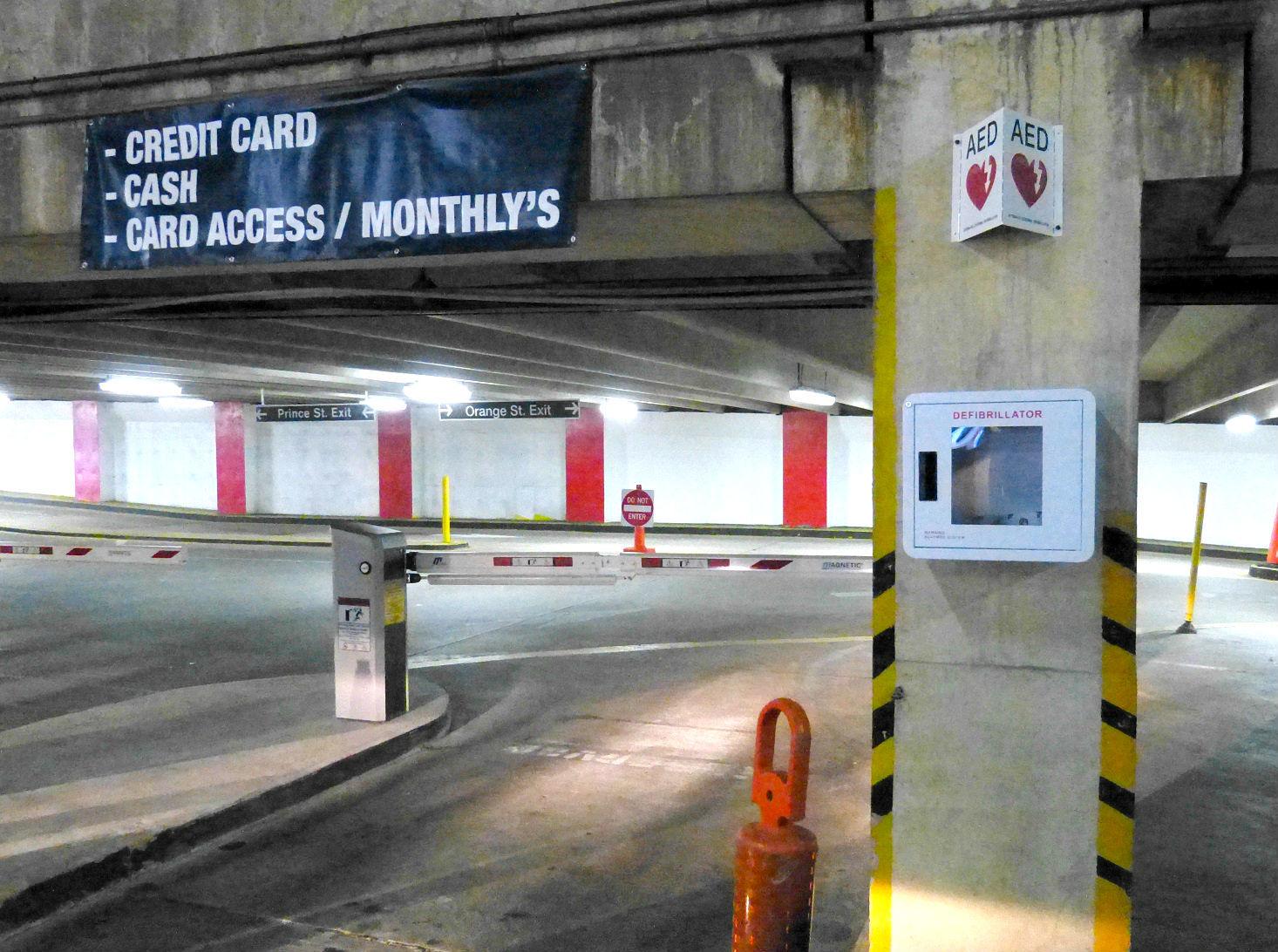 AED image from LNP Lancaster Parking Authority